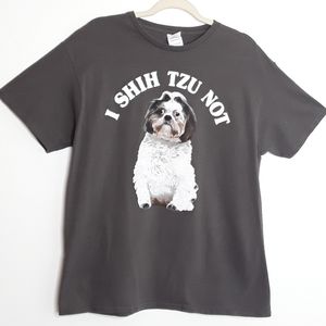 Delta Pro Weight I Shih Tzu Not T- Shirt EUC sz L